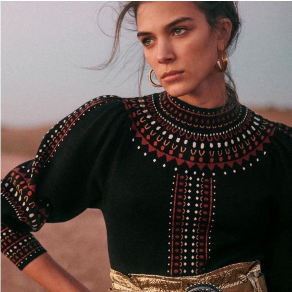Sezane Rio Knit Top